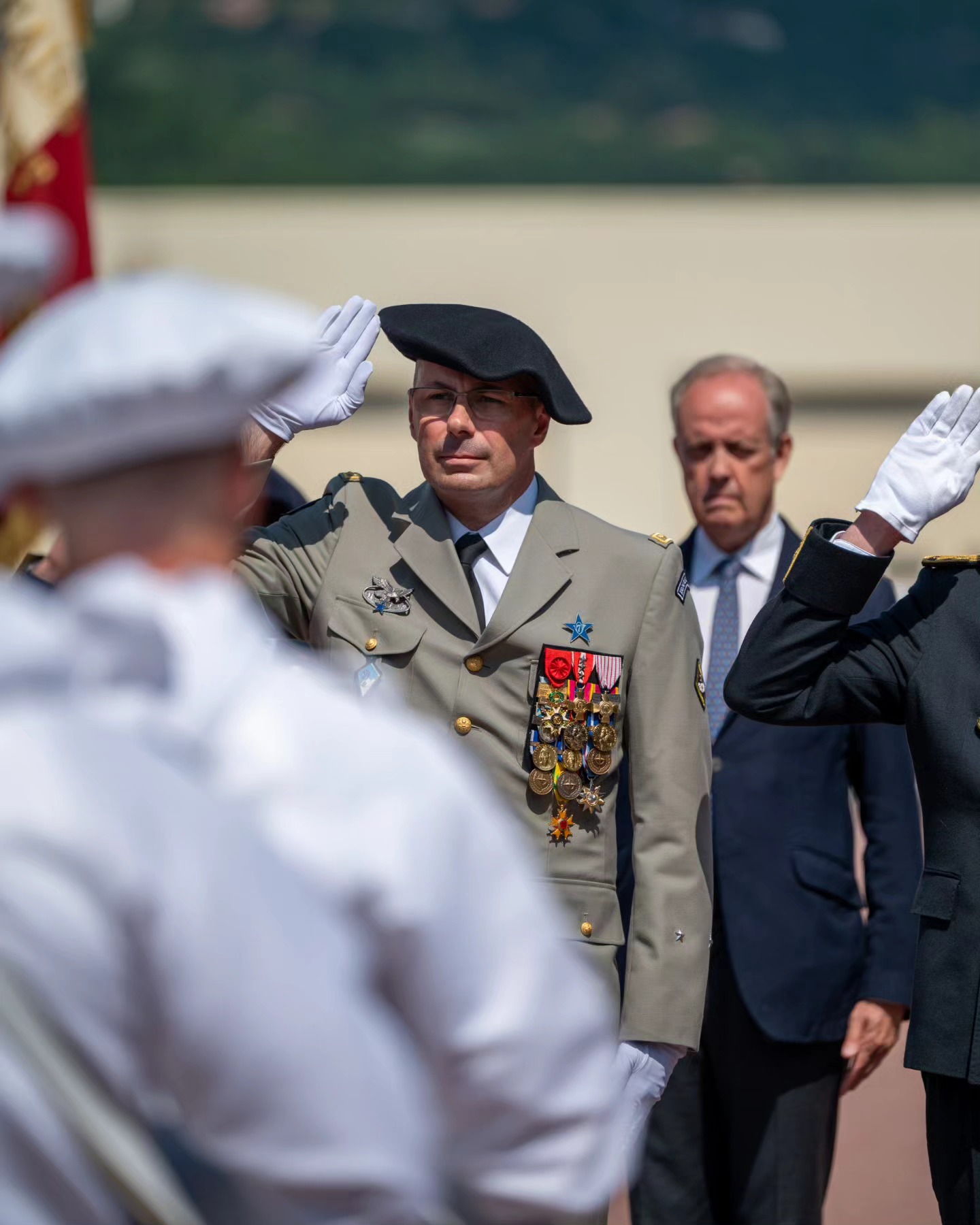 Le comte de Paris à Gap avec le 4e régiment de Chasseurs